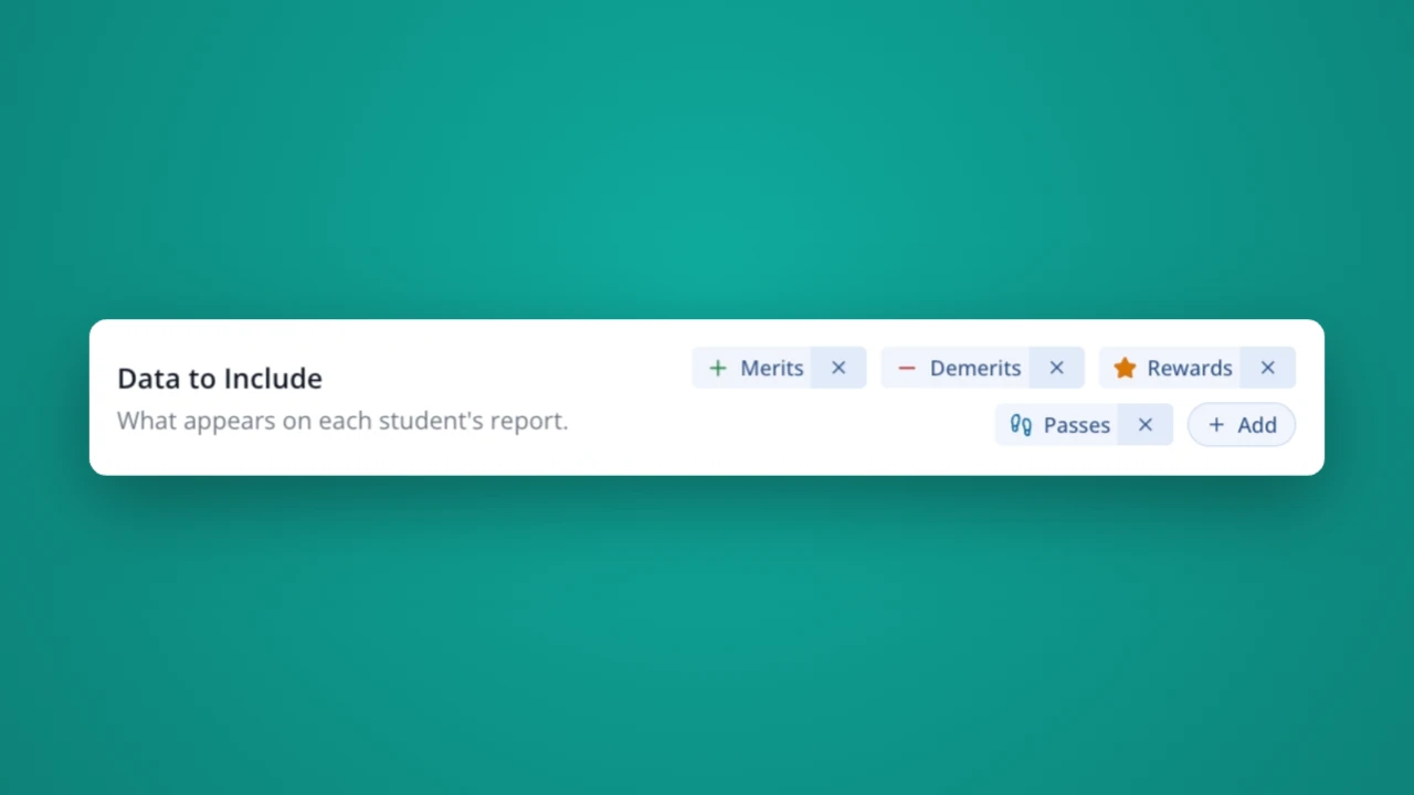 Customize the data shown on Printables in LiveSchool