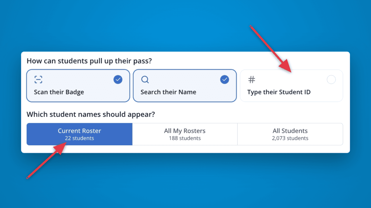Kiosk by student ID and limits for names in LiveSchool