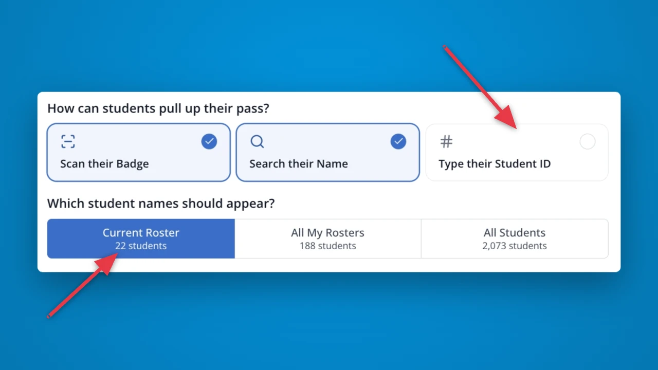 Kiosk by student ID and limits for names in LiveSchool