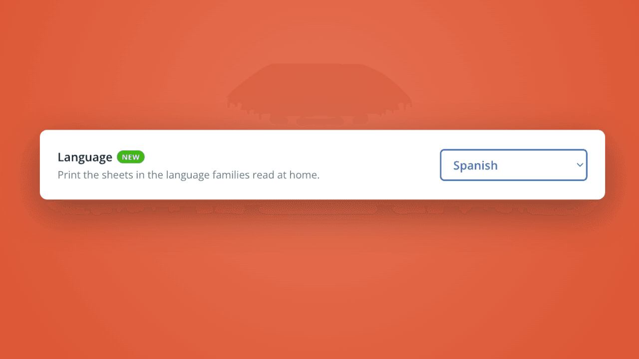 Print translated Access Sheets in LiveSchool