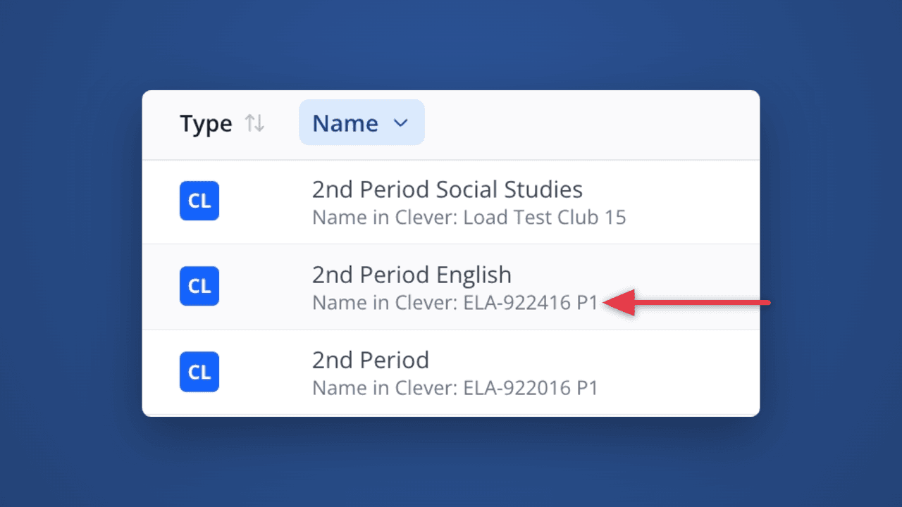 See a roster's original name in LiveSchool